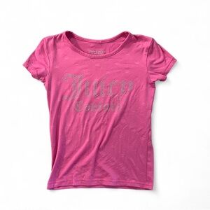 Juicy Couture Pink Crop Baby Tee